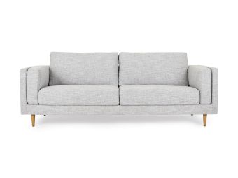 Lisa 3 Seat Sofa - Light Grey