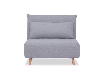 Bishop Armchair Sofabed | Grey | Multifunctional Design | Single Bed