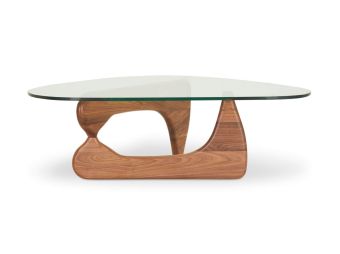 Tokyo Coffee Table | Walnut | Replica Isamu Noguchi Table | Glass