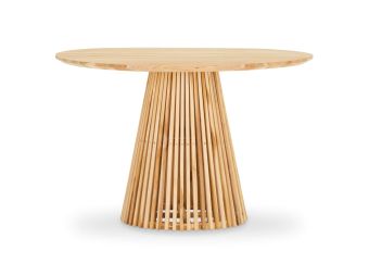 Luna Dining Table | Natural Teak | Round Table | Sustainable Timber