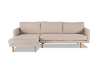 Noah LH Chaise Sofa | Bradford Natural