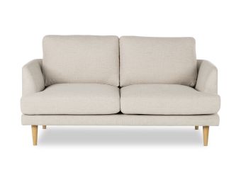 Alice 2 Seat Sofa | Natural Upholstery | Natural Leg