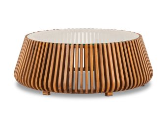 Aurora Glass Coffee Table | Natural