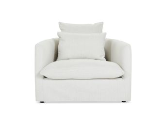 Cloud Single Armchair - Light Grey