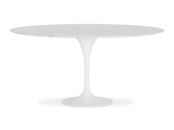 Clover Dining Table 160cm | Replica Eero Saarinen Oval Marble Table