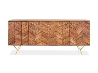 Lola Sideboard | Handcrafted | Acacia Hardwood | Storage Cabinet