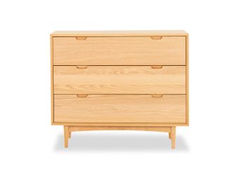 Erikson Chest of Drawers | Oak | Scandi Style | Spacious Storage