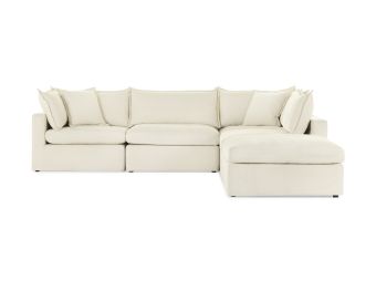 Haven Corner Sofa | Ivory | Modular Design