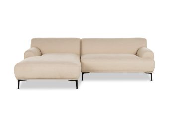 Jervis Chaise Sofa | Ivory | Left