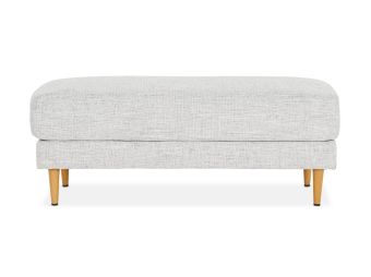 Lisa Ottoman | Light Grey Fabric | Multifunctional Style | Scandi style