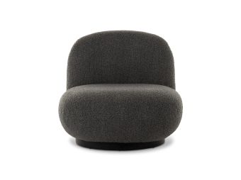 Lucy Chair | Charcoal Boucle