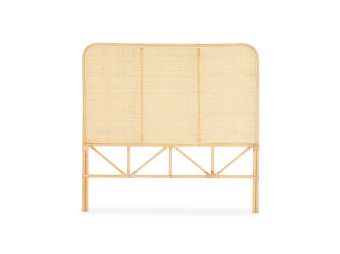 Maya Queen Rattan Bedhead | Natural