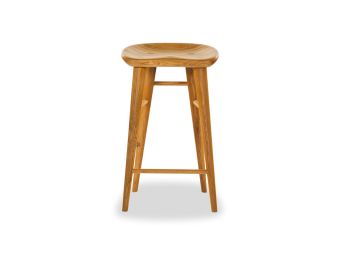 Saddle Counter Stool |65cm | Oak