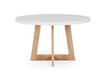 Marina Round Dining Table | White