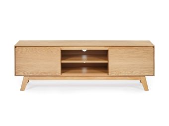 Otis Oak TV Unit with Storage