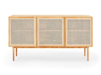 Tara Rattan Sideboard - Cabinet with Storage