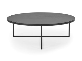 Turner Black Round Coffee Table