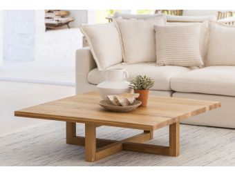 Bronte Square Coffee Table | Natural Oak