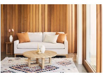 Cove 3-Seater Sofa Bed | Memory Foam Mattress | Neutral Sand Fabric