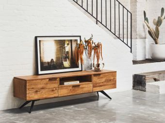 Kingston TV Unit - Wooden TV Unit With Storage