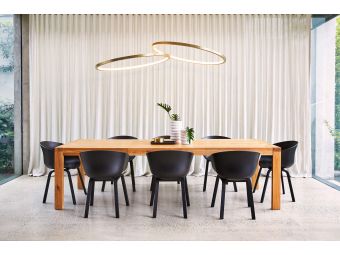 Marlow Extension Dining Table | Solid Oak Timber | Seats 8 - 12