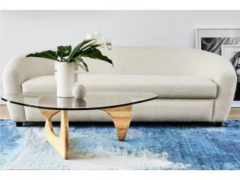 Tokyo Coffee Table | Ash | Replica Isamu Noguchi Table | Glass