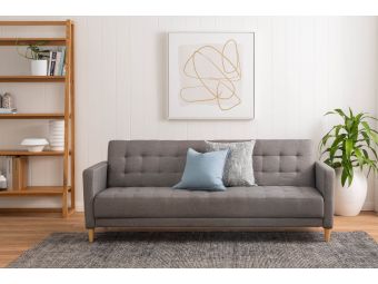 Alexis 3 Seat Sofa bed - Light Grey