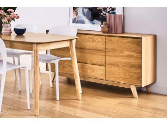 Otis Oak Sideboard - Elegant design with ample storage