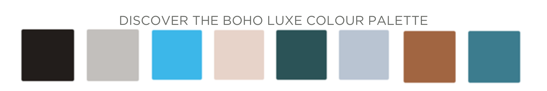 Boho Luxe Colour Palette