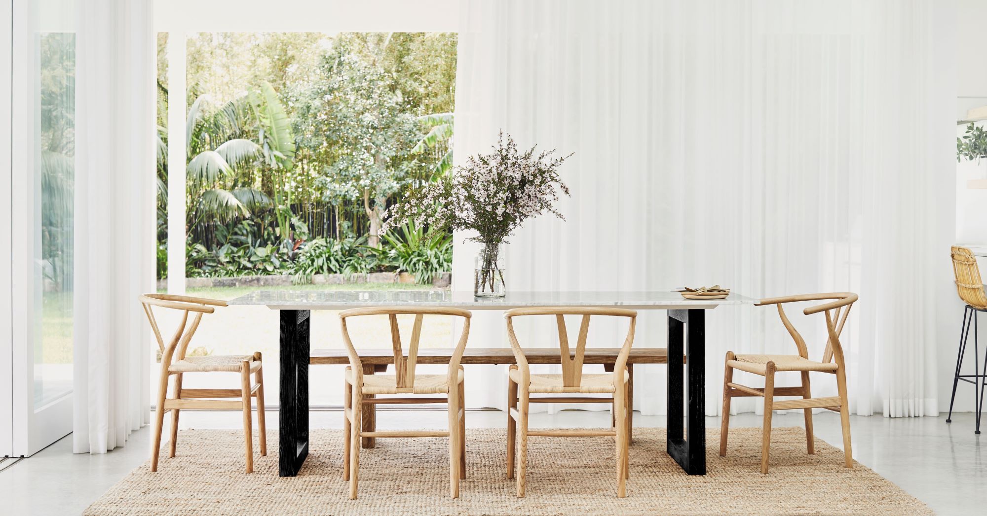 Bronte Marble Dining Table - Lounge Lovers