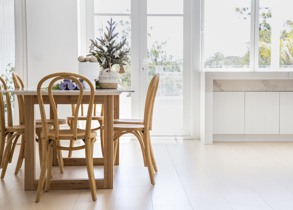 Bentwood Replica Dining Chair Natural Style Shoot