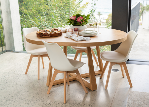 Conrad Extension Dining Table Oak Style Shoot