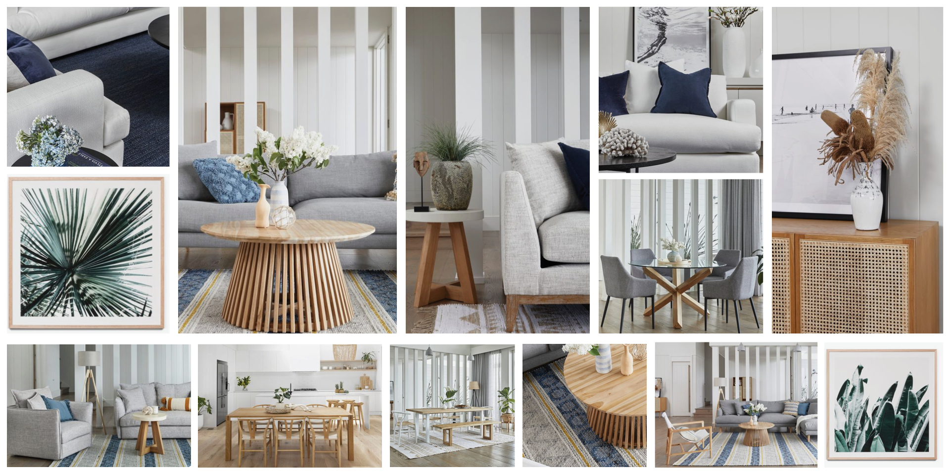 Lounge Lovers - Style: Contemporary Coastal Moodboard