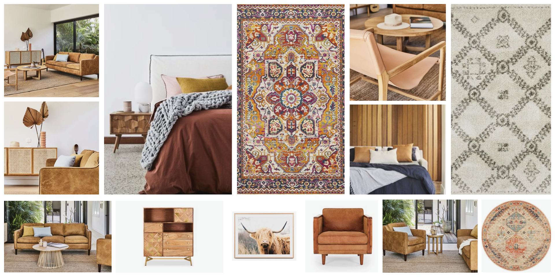 Lounge Lovers - Style: Desert Artisan Moodboard