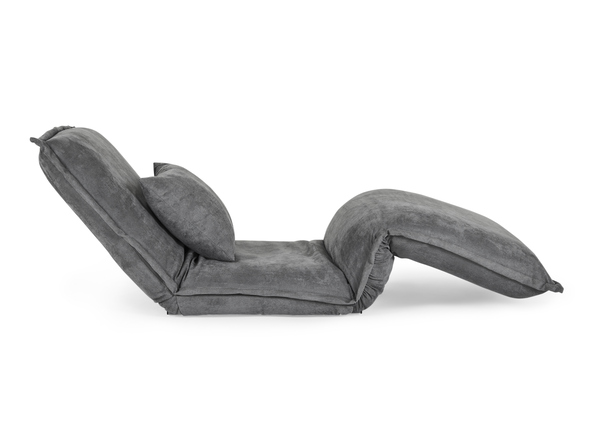 Happy 2 Seat Sofa Bed Omega Anthracite Open Bended