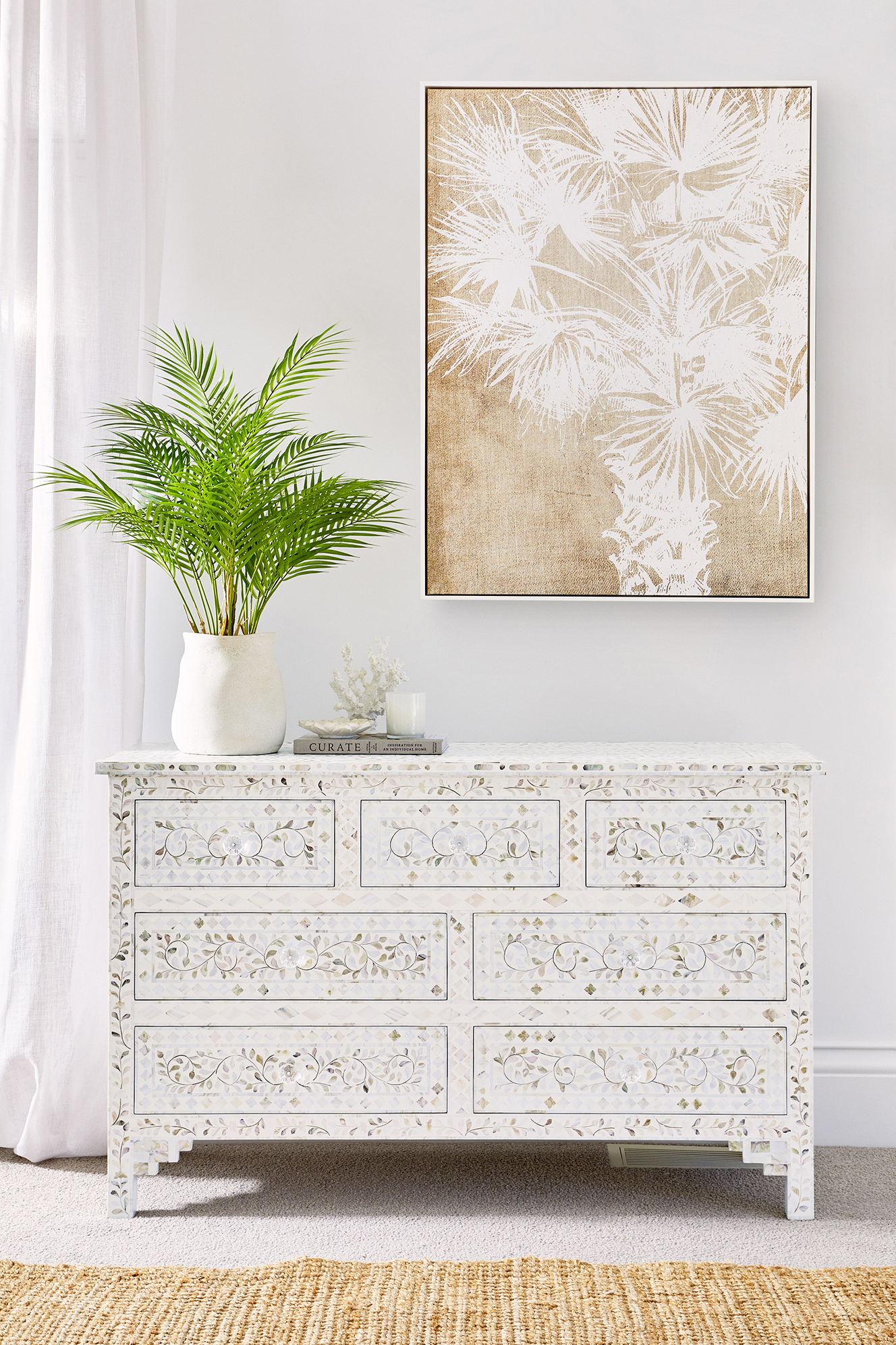 Lounge Lovers - Portia Mother of Pearl Inlay Dresser