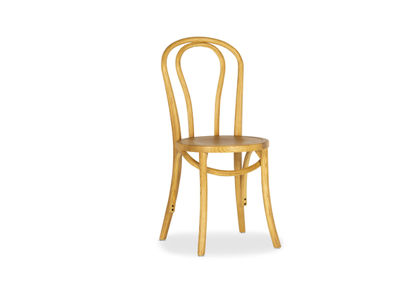 Bentwood Replica Dining Chair Natural Angle