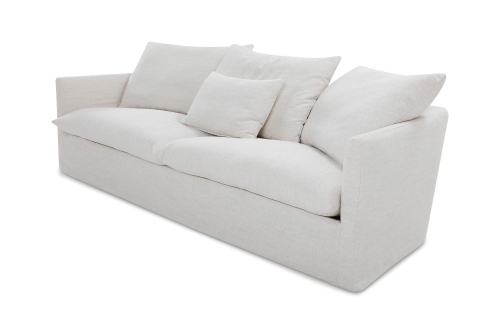 Cloud 4 Seat Sofa Austin Ivory Angle