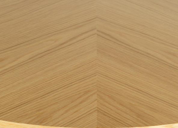 Conrad Extension Dining Table Oak Up Close