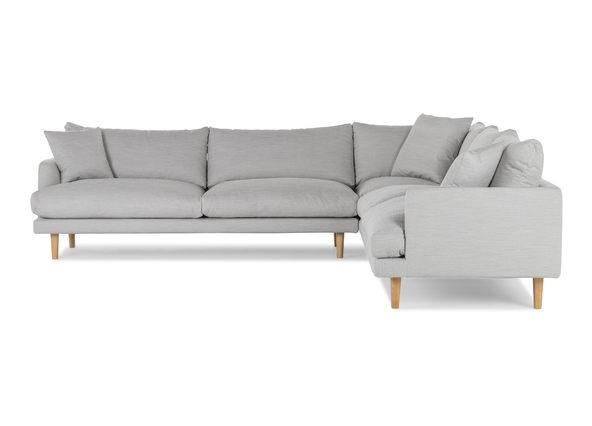 Hampton Corner Sofa Cement Front