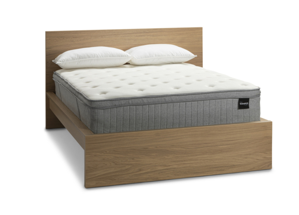 Erikson Spindle Bed Queen Oak Angle