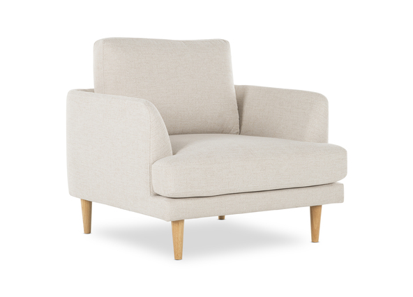 Alice Armchair Vienna Natural Natural Leg Angle