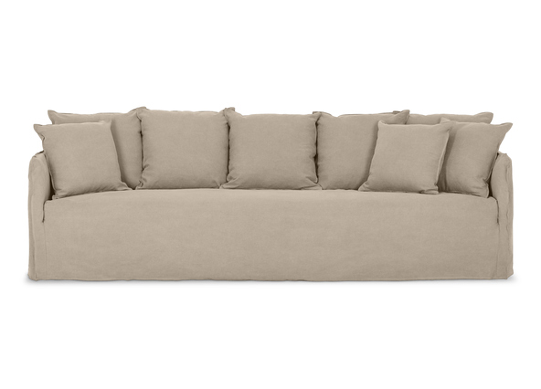 Bronte 4 Seat Sofa Khaki Front