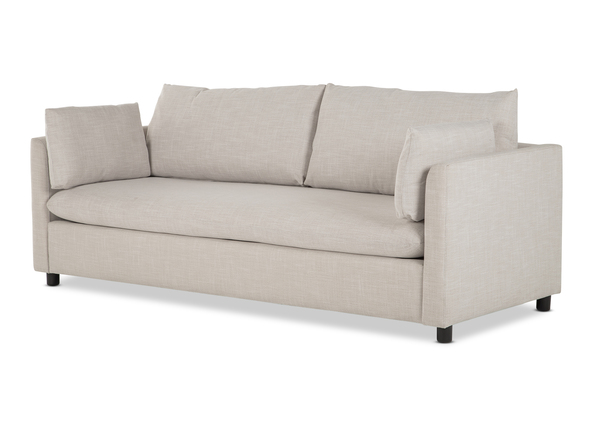 Felix 3 Seat Sofa Bed Belfort Gravel Angle