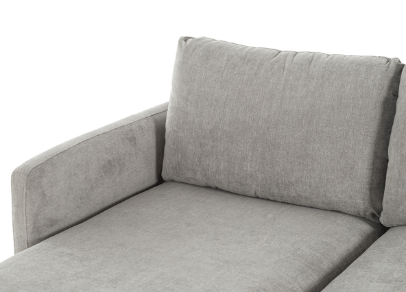Frankie Chaise Holly Grey Up Close