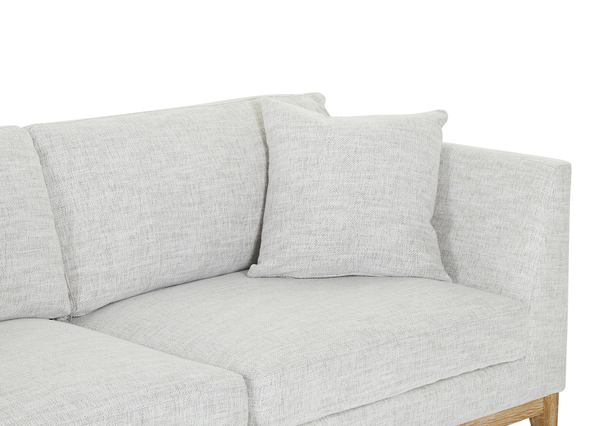 Harbour 3 Seater Sofa Oatmeal Up Close Arms