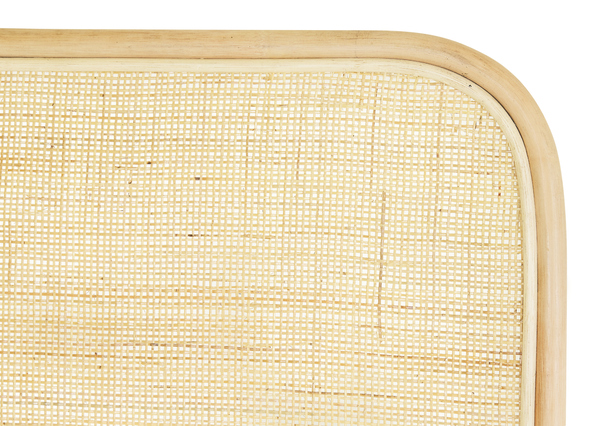 Maya Queen Natural Rattan Bedhead Details Up Close