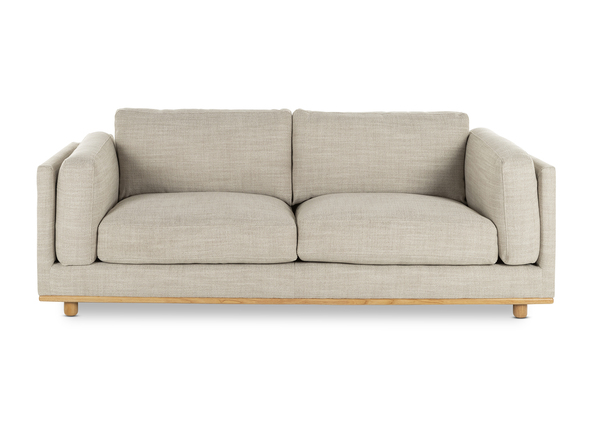 Nevada 3 Seat Sofa Como Natural Front