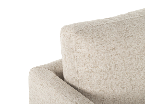 Noah Armchair Bradford Natural Up Close