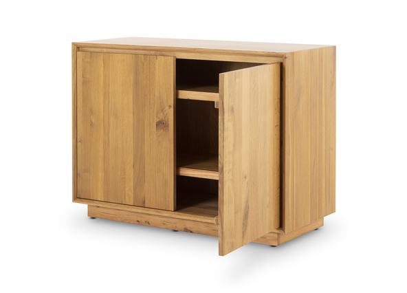 Bronte 2 Door Sideboard Natural Right Open Angle